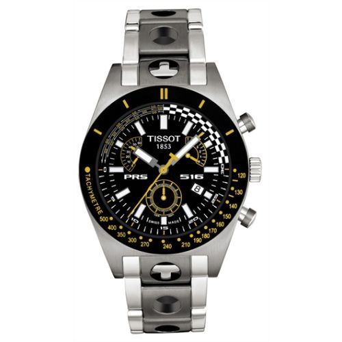 Tissot PRS 516 Quartz Chronograph 40 Stainless Steel / Black / Bracelet