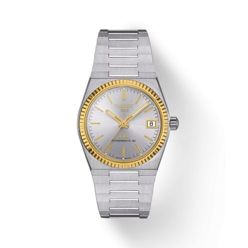 Tissot PRX 35 Powermatic 80 Stainless Steel - Yellow Gold / Silver