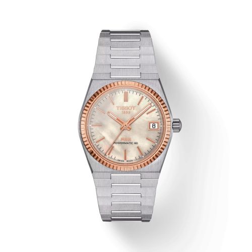 Tissot PRX 35 Powermatic 80 Stainless Steel - Rose Gold / MOP