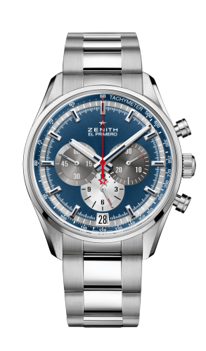 Zenith El Primero Chronomaster 42 Stainless Steel / Blue / Bracelet