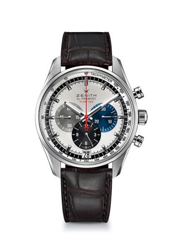 Zenith El Primero Chronomaster 42 Stainless Steel / Silver / Alligator