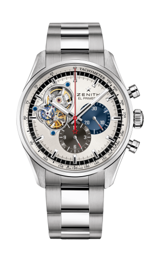 Zenith El Primero Chronomaster Open Stainless Steel / Silver 1969 / Bracelet