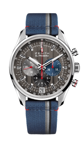 Zenith El Primero Chronomaster 42 Stainless Steel / Anthracite / Fabric / Classic Cars