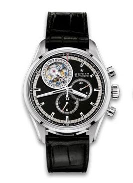 Zenith El Primero Tourbillon Stainless Steel / Black