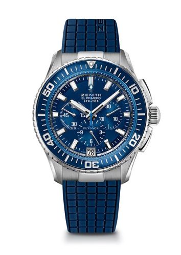 Zenith El Primero Stratos Flyback Blue