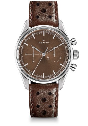 Zenith El Primero 146 Stainless Steel / Brown