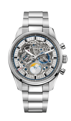 Zenith El Primero Chronomaster Grande Date Full Open Stainless Steel / Bracelet