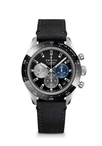 Zenith Chronomaster Sport Stainless Steel / Black / Canvas
