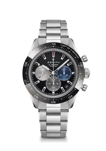 Zenith Chronomaster Sport Stainless Steel / Black / Bracelet