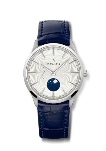 Zenith Elite Moon Phase 40 Stainless Steel / Silver