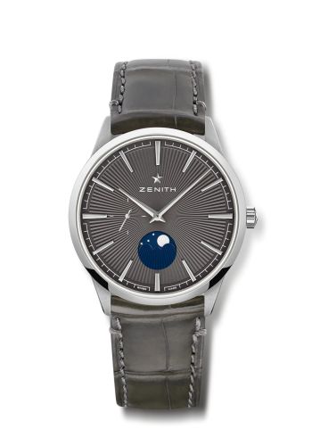 Zenith Elite Moon Phase 40 Stainless Steel / Grey