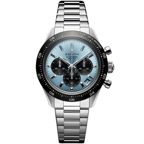 Zenith Chronomaster Sport Yoshida Stainless Steel / Aqua Blue / Bracelet