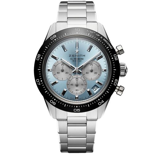 Zenith Chronomaster Sport Yoshida Stainless Steel / Aqua Blue / Bracelet