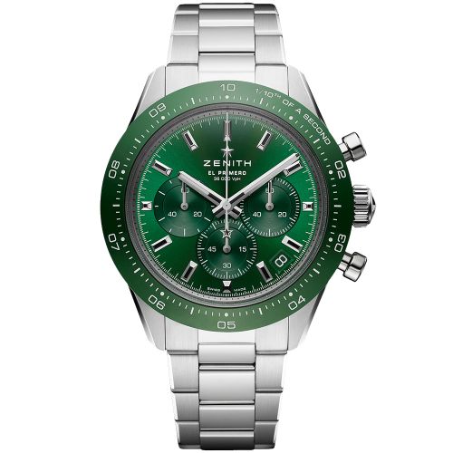 Zenith Chronomaster Sport Yoshida Stainless Steel / Green / Bracelet