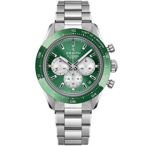 Zenith Chronomaster Sport Yoshida Stainless Steel / Green / Bracelet