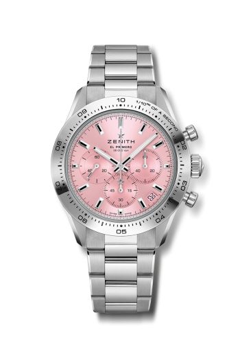 Zenith Chronomaster Sport Stainless Steel / Pink / Breast Cancer Awareness Month - Susan G. Komen