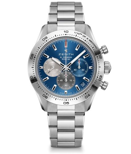 Zenith Chronomaster Sport Stainless Steel / Blue / Bracelet