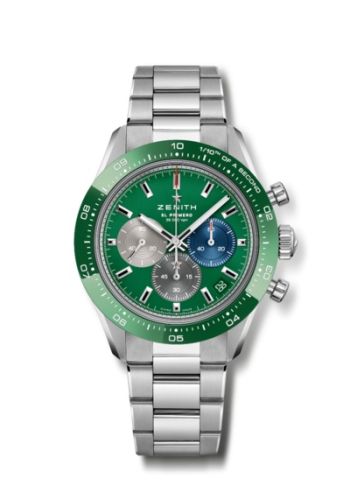 Zenith Chronomaster Sport Stainless Steel / Green / Bracelet