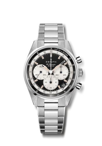 Zenith Chronomaster Original Stainless Steel / Black / Bracelet