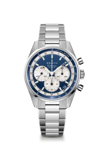 Zenith Chronomaster Original Stainless Steel / Blue / Bracelet / Boutique Edition