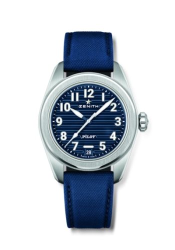 Zenith PILOT Automatic Stainless Steel / Blue / Boutique Edition