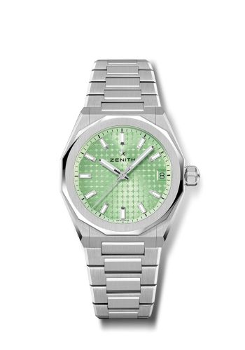 Zenith Defy Skyline 36 Stainless Steel / Green