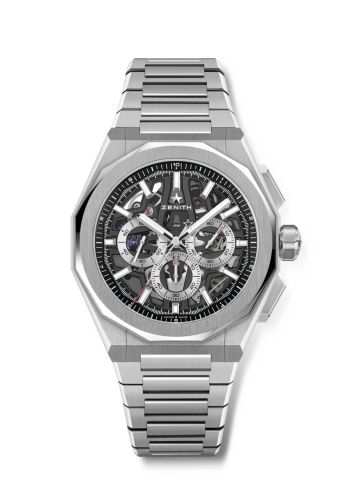 Zenith Defy Skyline Chrono Skeleton Stainless Steel / Black