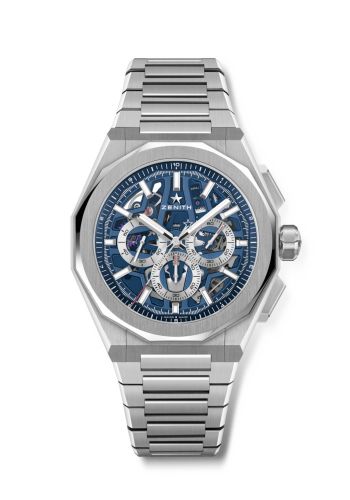 Zenith Defy Skyline Chrono Skeleton Stainless Steel / Blue