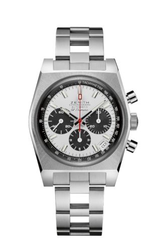 Zenith El Primero A384 Revival 50th Anniversary El Primero Stainless Steel / Panda / Ladder