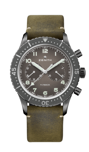 Zenith Cronometro Tipo CP-2 Flyback Aged Steel / Slate