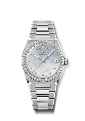 Zenith Defy Midnight Stainless Steel / Diamond / MOP