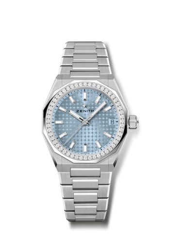 Zenith Defy Skyline 36 Stainless Steel - Diamond / Ice Blue / Boutique Edition