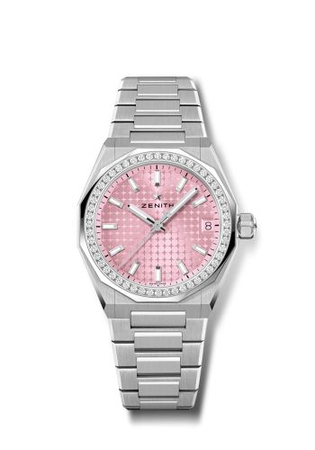 Zenith Defy Skyline 36 Stainless Steel - Diamond / Pink