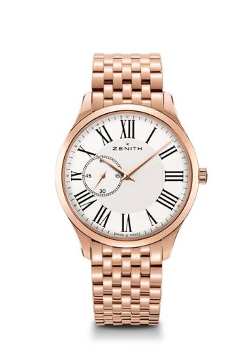 Zenith Elite Ultra Thin Rose Gold Roman Bracelet