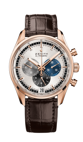 Zenith El Primero Chronomaster 42 Rose Gold / Silver / Alligator