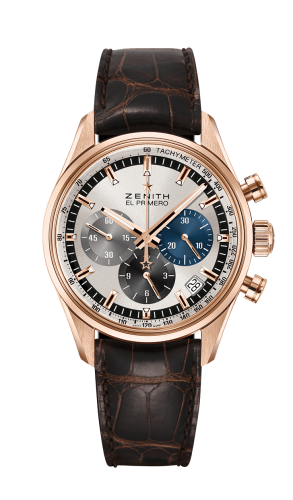 Zenith El Primero Chronomaster 38 Rose Gold / Silver / Alligator