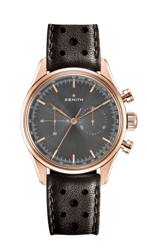 Zenith El Primero 146 Rose Gold / Grey / Calf