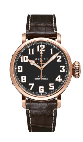 Zenith Pilot Type 20 Cohiba Edition Rose Gold / Black / Alligator