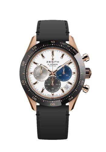 Zenith Chronomaster Sport Rose Gold / White / Calf