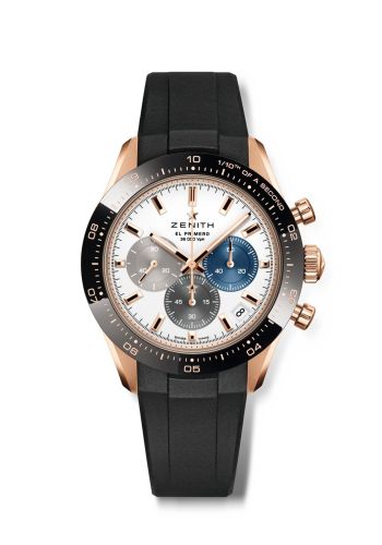 Zenith Chronomaster Sport Rose Gold / White / Rubber