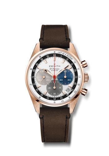 Zenith Chronomaster Original Rose Gold / Silver / Strap