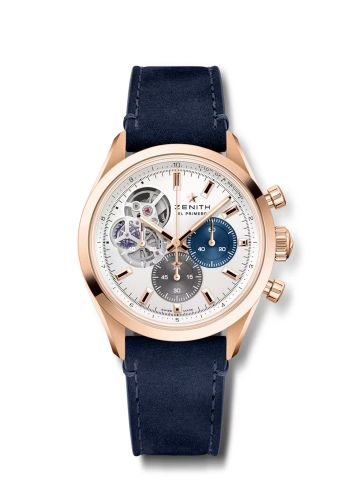 Zenith Chronomaster Open Rose Gold / Silver / Calf