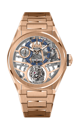 Zenith Defy Zero G Rose Gold / Skeleton / Bracelet