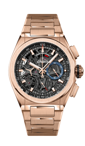 Zenith Defy El Primero 21 Rose Gold / Skeleton / Bracelet
