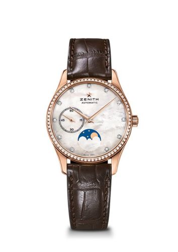 Zenith Elite Ultra Thin Lady Moonphase Rose Gold / MOP / Diamond