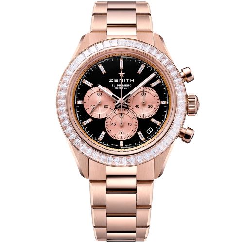 Zenith Chronomaster Sport Yoshida Rose Gold - Baguette / Black