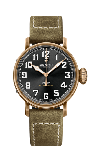 Zenith Pilot Type 20 Extra Special Bronze / Black / Strap
