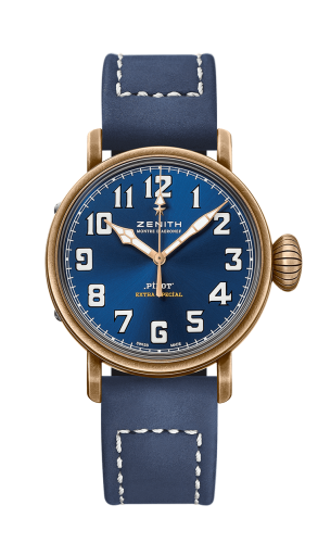 Zenith Pilot Type 20 Extra Special Bronze / Blue / Strap