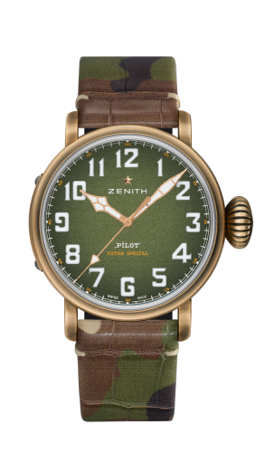 Zenith Pilot Type 20 Adventure 45mm Bronze / Khaki / Camo