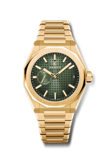 Zenith Defy Skyline Yellow Gold / Green